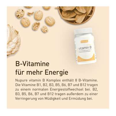 Nupure vitamin B-Komplex mit B12 + 7 B-Vitaminen, A-Nr.: 5779086 - 04