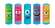 Nexcare™ Kinderpflaster Happy Kids Monster, assortiert, 20/Packung, Display, A-Nr.: 4833464 - 02