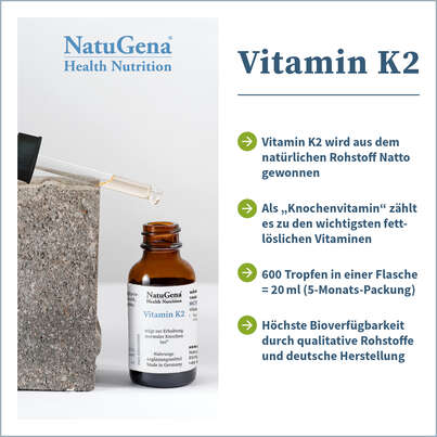 NatuGena Vitamin K2 Tropfen, A-Nr.: 5404222 - 02