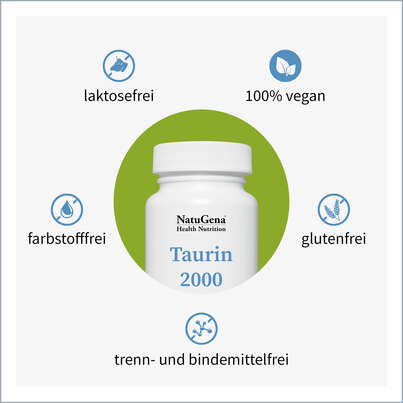 NatuGena Taurin 2000 Kapseln, A-Nr.: 5665968 - 02