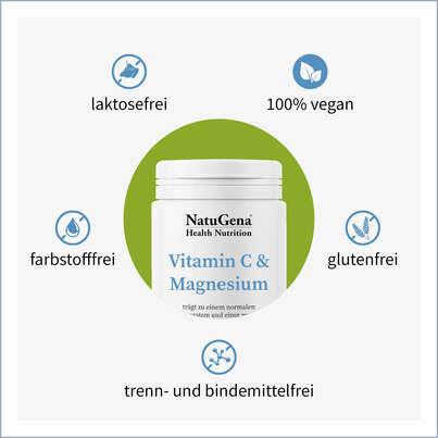 NatuGena Vitamin C + Magnesium Pulver, A-Nr.: 5404311 - 02