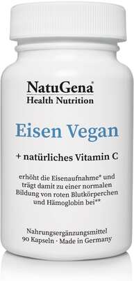 NatuGena Eisen Vegan Kapseln, A-Nr.: 5178228 - 01