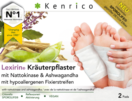 Lexirin Kräuterpflaster mit Nattokinase und Ashwagandha, A-Nr.: 4831471 - 02