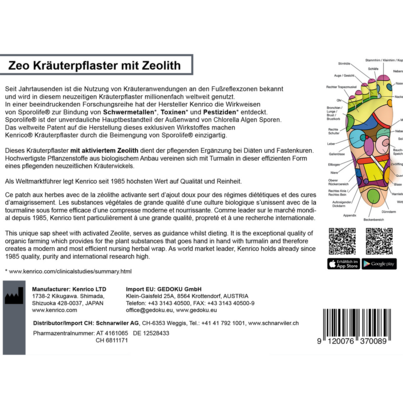 ZEO Kräuterpflaster mit Zeolith, A-Nr.: 4161065 - 03