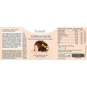 Floramed Goldhirse Extrakt - Haut,Haare, Nägel, A-Nr.: 4390156 - 01