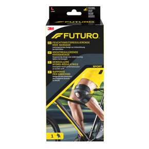 FUTURO™ Feuchtigkeitsregulierende Knie-Bandage, L SPORT (43.2 - 48.3 cm), A-Nr.: 3046161 - 01