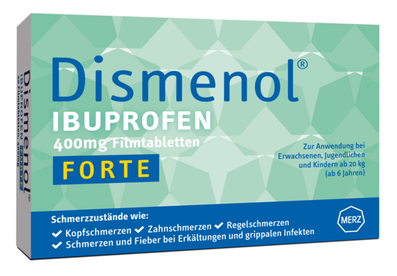 Dismenol Ibuprofen FORTE 400mg, A-Nr.: 3924242 - 01