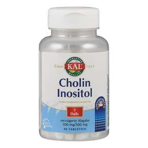 Supplementa Cholin &amp;amp; Inositol 500mg Tabletten, A-Nr.: 5395380 - 01