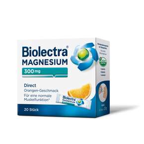 Biolectra® Magnesium 300 mg Direct Orange Sticks 20 Stück, A-Nr.: 4789349 - 01