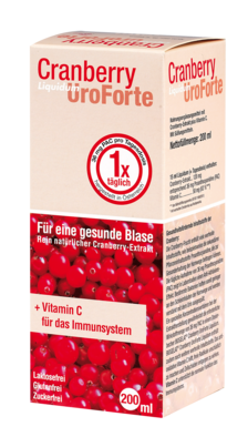 Sie sehen eine Packung BIOGELAT CRANBERRY UroForte-Liquidum, Produktbild: 01 BIOGELAT CRANBERRY UroForte-Liquidum, A-Nr.: 4266781 - 01