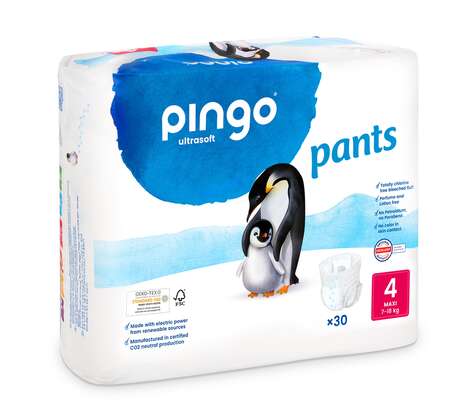 Sie sehen eine Packung Bio Pants Nr.4 Maxi 7-18kg Pinguin – Pingo Swiss, Produktbild: 01 Bio Pants Nr.4 Maxi 7-18kg Pinguin – Pingo Swiss, A-Nr.: 5596859 - 01