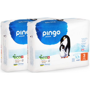 Bio Windeln Midi Jumbo 4-9kg Pinguin – Pingo Swiss, A-Nr.: 4559566 - 01