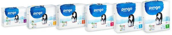 Sie sehen eine Packung Bio Windeln Nr.3 Midi 4-9kg Pinguin – Pingo Swiss, Produktbild: 02 Bio Windeln Nr.3 Midi 4-9kg Pinguin – Pingo Swiss, A-Nr.: 4559543 - 02