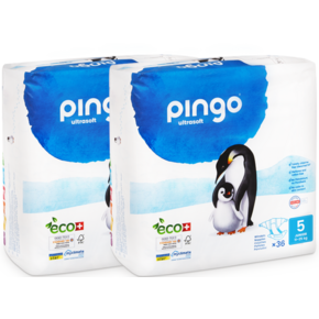Bio Windeln Junior Jumbo 12-25kg Pinguin – Pingo Swiss, A-Nr.: 4559603 - 01