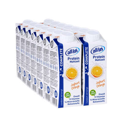 all in® COMPLETE Joghurt Orange (14 x 250 ml), A-Nr.: 4907292 - 02