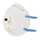 3M™ Maske für Hand- und Maschinenschleifen, FFP2, mit Ventil, 3 pro Packung, A-Nr.: 5646876 - 03