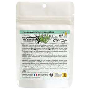 Duschgel in Pulverform Marine iodée StepOne 40gr = 500ml, A-Nr.: 5838110 - 01