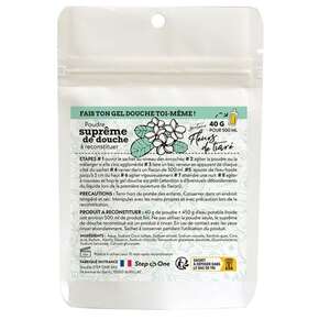 Duschgel in Pulverform Fleurs de Tiaré StepOne 40gr = 500ml, A-Nr.: 5838096 - 01