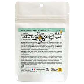 Duschgel in Pulverform Vanille Gourmande StepOne 40gr = 500ml, A-Nr.: 5838104 - 01