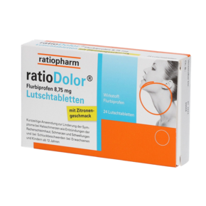 ratioDolor® Flurbiprofen 8,75 mg Lutschtabletten, A-Nr.: 4468059 - 01