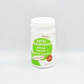 Apfelessigpulver 350 mg + Folsäure + Biotin, A-Nr.: 4750181 - 01
