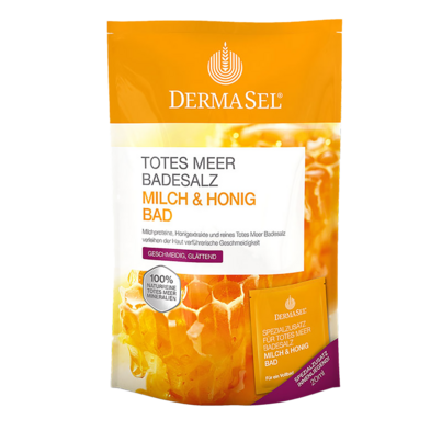 DermaSel® Totes Meer Badesalz Milch&amp; Honig, A-Nr.: 2699777 - 01