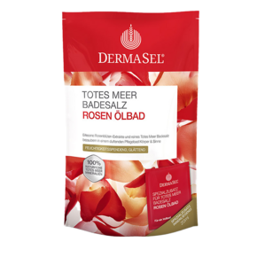 DermaSel® Totes Meer Badesalz Rosen Ölbad, A-Nr.: 2648863 - 01