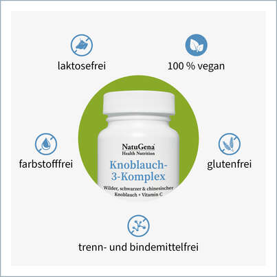 NatuGena Knoblauch-3-Komplex Kapseln, A-Nr.: 5814859 - 02