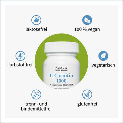 NatuGena L-Carnitin 1000 Kapseln, A-Nr.: 5814865 - 02