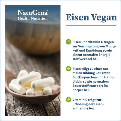 NatuGena Eisen Vegan Kapseln, A-Nr.: 5178228 - 03