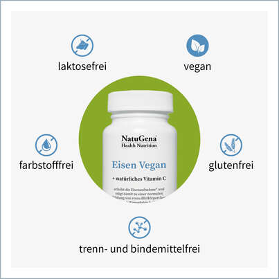 NatuGena Eisen Vegan Kapseln, A-Nr.: 5178228 - 05