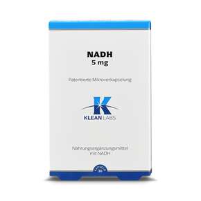 NADH 5 mg stabilisiert Klean Labs Kapseln, A-Nr.: 5395598 - 01