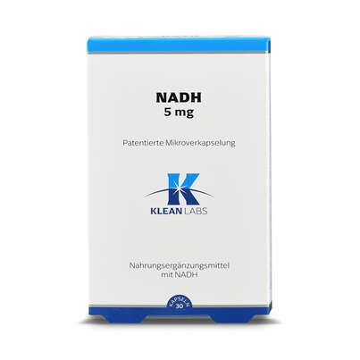 NADH 5 mg stabilisiert Klean Labs Kapseln, A-Nr.: 5395598 - 01