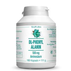 DL-Phenylalanin 500 mg 180 Kapseln, A-Nr.: 5223992 - 01