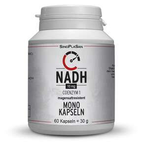 NADH 10 mg MONO 60 Kapseln, A-Nr.: 4748480 - 01