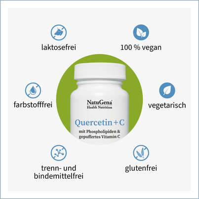 NatuGena Quercetin + C Kapseln, A-Nr.: 5814782 - 02