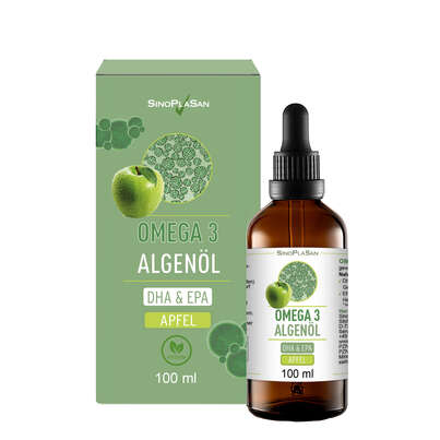 Omega-3 Algenöl DHA+EPA 100 ml APFEL, A-Nr.: 5826348 - 01