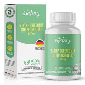 Vitabay 5-HTP 200 mg Kapseln, A-Nr.: 5878256 - 01