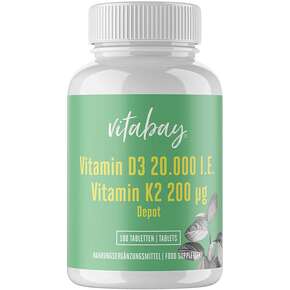 Vitabay D3 Depot 20.000 I.E. + Vitamin K2 200 mcg Tabletten, A-Nr.: 5877736 - 01