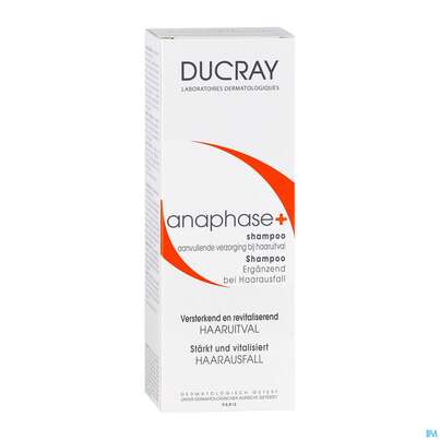 Sie sehen eine Packung Ducray Anaphase+ Ergänzungs-shampoo Gegen Haarausfall 200ml, Produktbild: 07 Ducray Anaphase+ Ergänzungs-shampoo Gegen Haarausfall 200ml, A-Nr.: 4541046 - 07