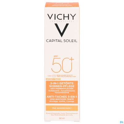 Sonnenprodukte Vichy Ideal Soleil Anti-pigmentflecken F50+ 50ml, A-Nr.: 4604746 - 01