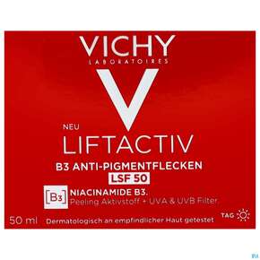 Vichy Liftactiv B3 Anti-pigmentflecken Creme Lsf50 50ml, A-Nr.: 5662504 - 01