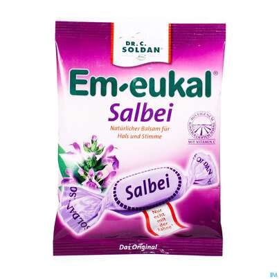 Em-eukal Bonbons Zuckerhaltig Salbei 75g, A-Nr.: 3265325 - 01