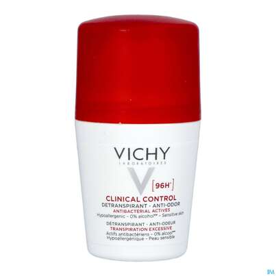 Vichy Deodorant Antitranspirant/roll-on Clinical Contr 96h 50ml, A-Nr.: 5571575 - 01