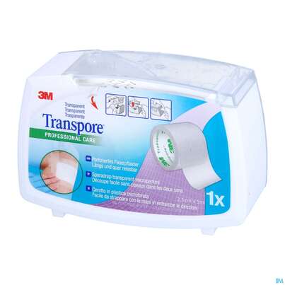 Wundpflaster Transpore 25mm 1527np-1sd 1st, A-Nr.: 2602625 - 02