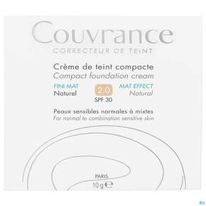 Avène Couvrance Kompakt Creme-make-up Mattierend Naturel 10g, A-Nr.: 2594943 - 01