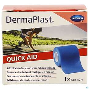 Dermaplast Quickaid 2mx 6cm Blau 1st, A-Nr.: 4938950 - 01