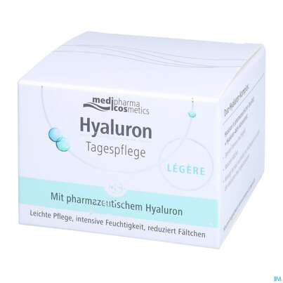 Sie sehen eine Packung Hyaluron Tagespflege Legere Tg 50ml, Produktbild: 04 Hyaluron Tagespflege Legere Tg 50ml, A-Nr.: 4914731 - 04
