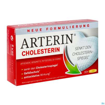 Arterin Tabl Cholesterin Bergamotte Pflanzliche Alternativ Lipidmanagm 30st, A-Nr.: 5182365 - 02