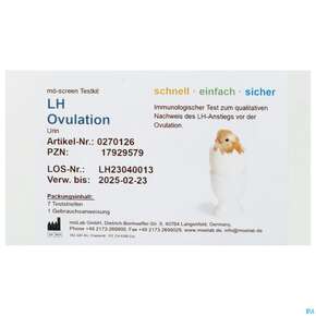 Ovulationstest Lh Moelab 02701 7st, A-Nr.: 4891390 - 01